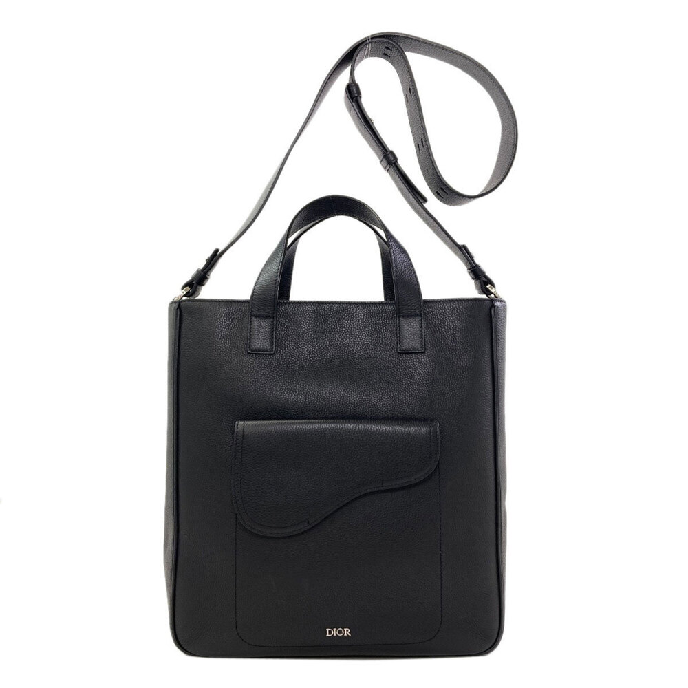 Christian Dior 2-Way Tote Bag, Calfskin, Women's